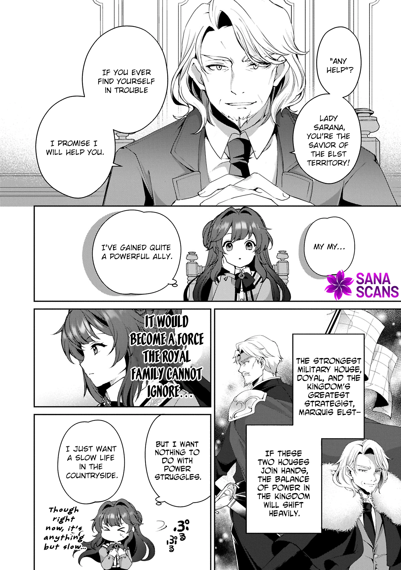 Reincarnated as Sarana Kinjé: Busy With My Elegant Slow Life Chapter 9 Page 10